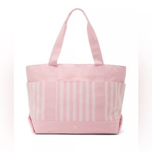 * LIMITED EDITION *  Victoria's Secret Pink Striped Tote Bag